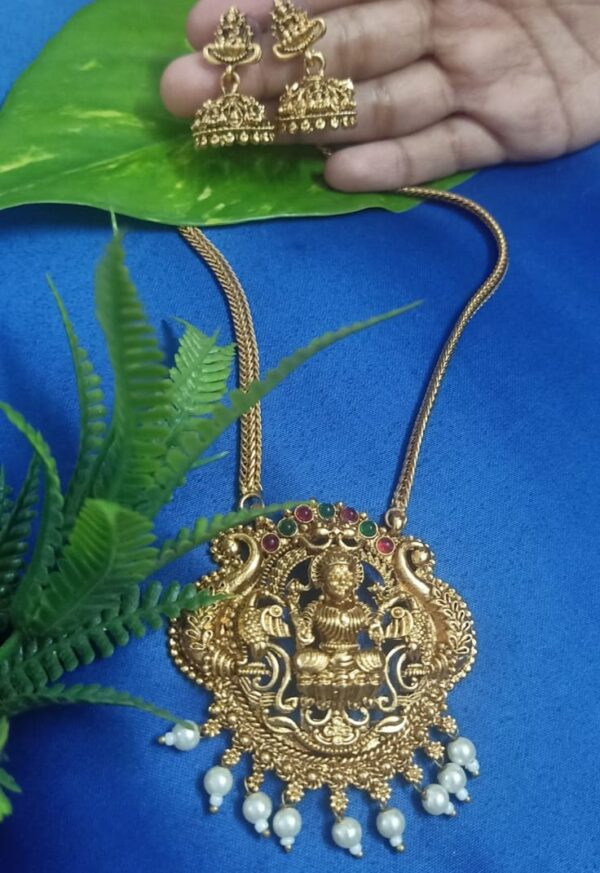 Antique Lakshmi Temple Necklace Set