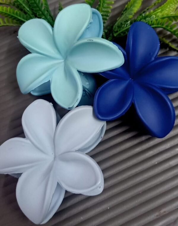 Flower clip set3(Blue family) - Image 2