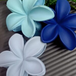 Flower clip set3(Blue family)