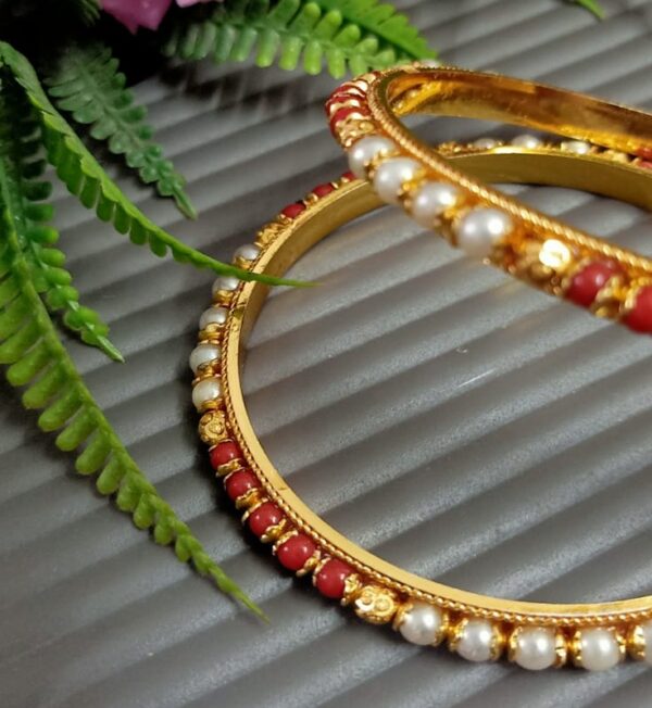 Multicolor Pearl Bangle - Image 3