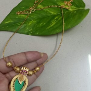 Palakka Mango Pendant Necklace