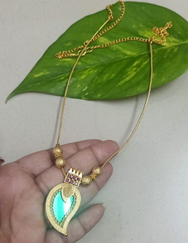 Palakka Mango Pendant Necklace - Image 3