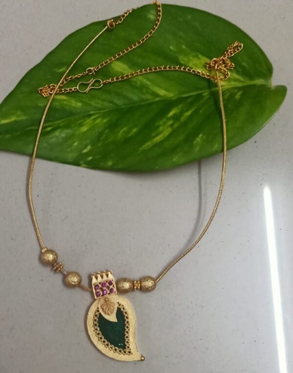 Palakka Mango Pendant Necklace - Image 2