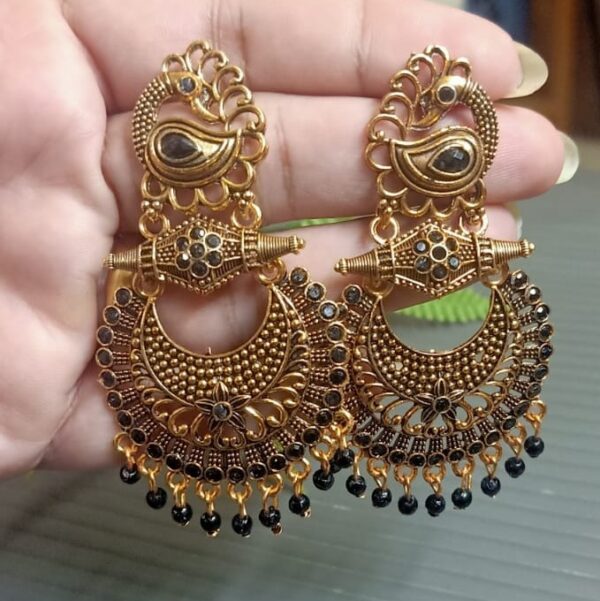 Peacock flute earrings - Image 4
