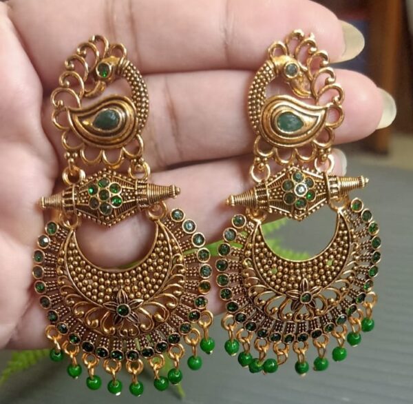 Peacock flute earrings - Image 7