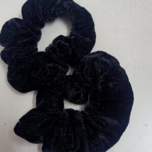 Velvet hair scrunchies