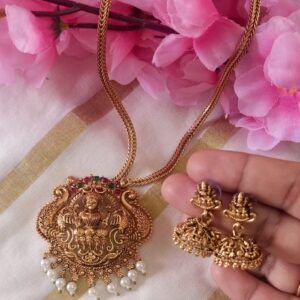 Antique Lakshmi Temple Necklace Set